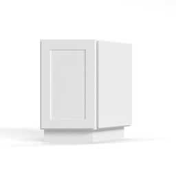 Shaker White 24" Angle Corner Base Cabinet