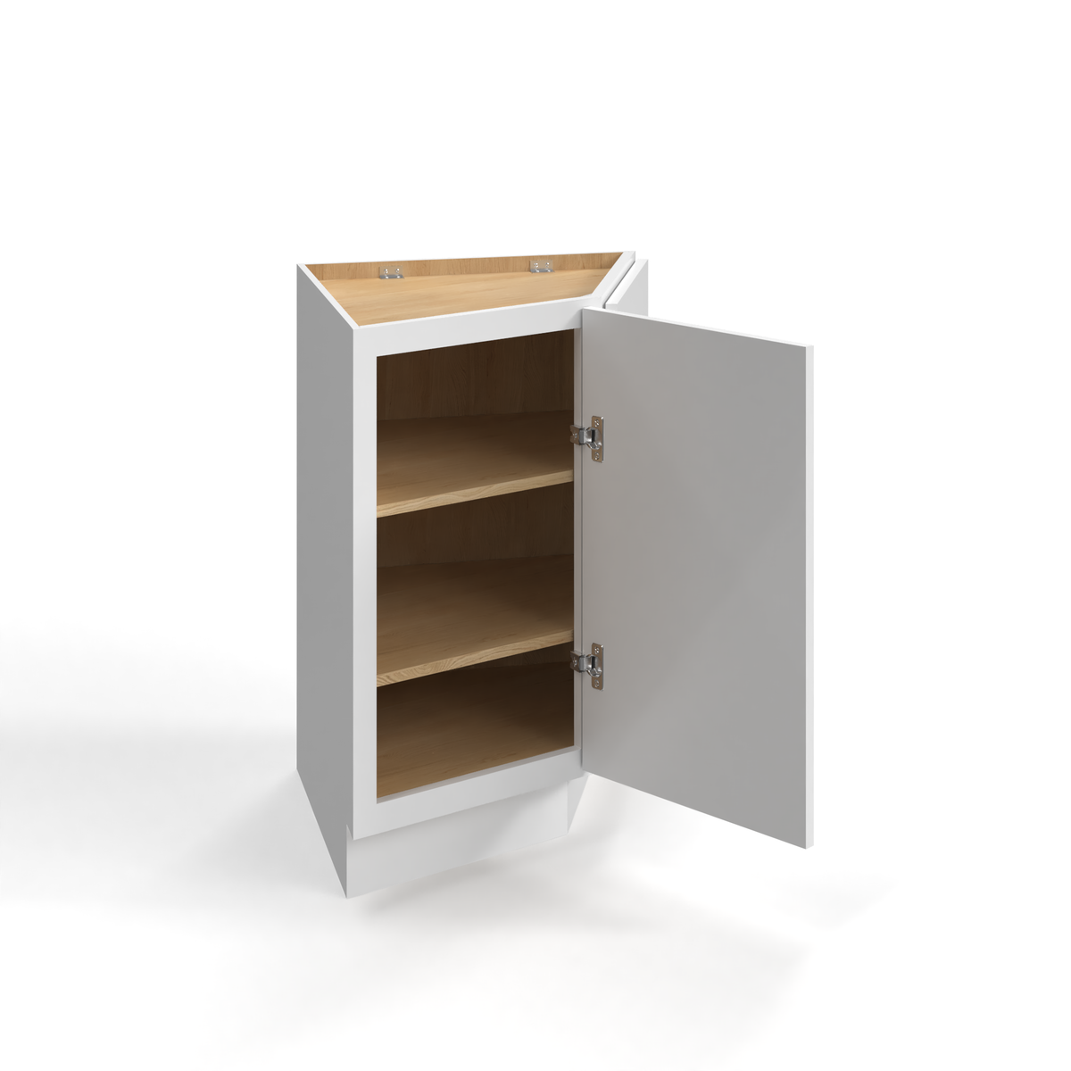 Shaker White 24" Angle Corner Base Cabinet