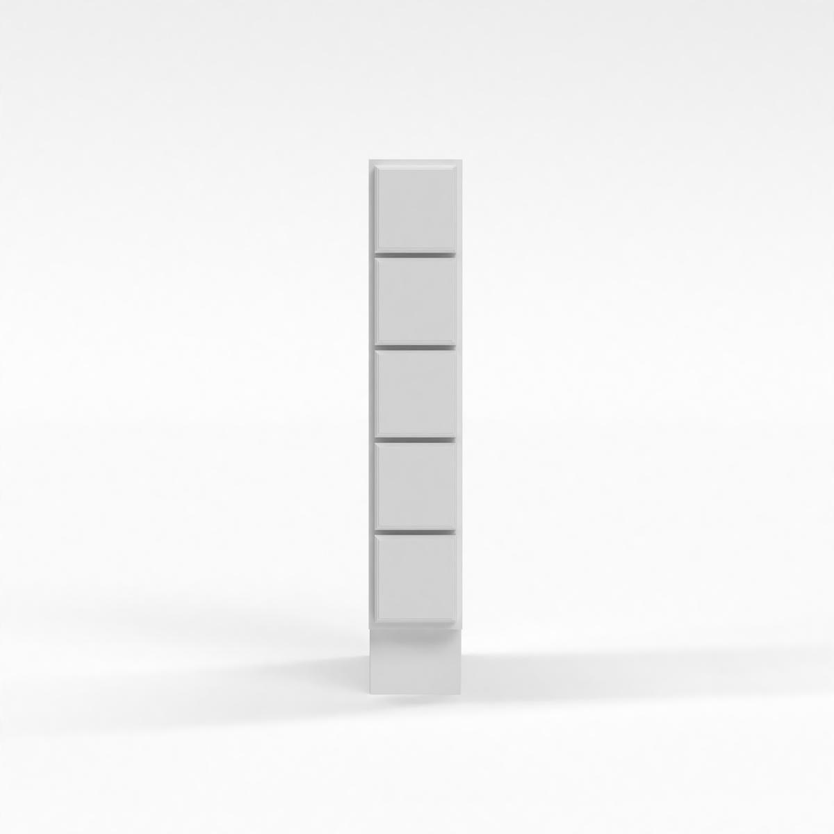 Shaker White 34-1/2" Accessory Base Cabinet