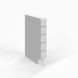 Shaker White 34-1/2" Accessory Base Cabinet
