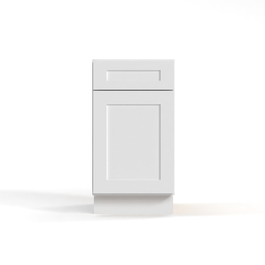 Shaker White 18" Accessory Base Cabinet