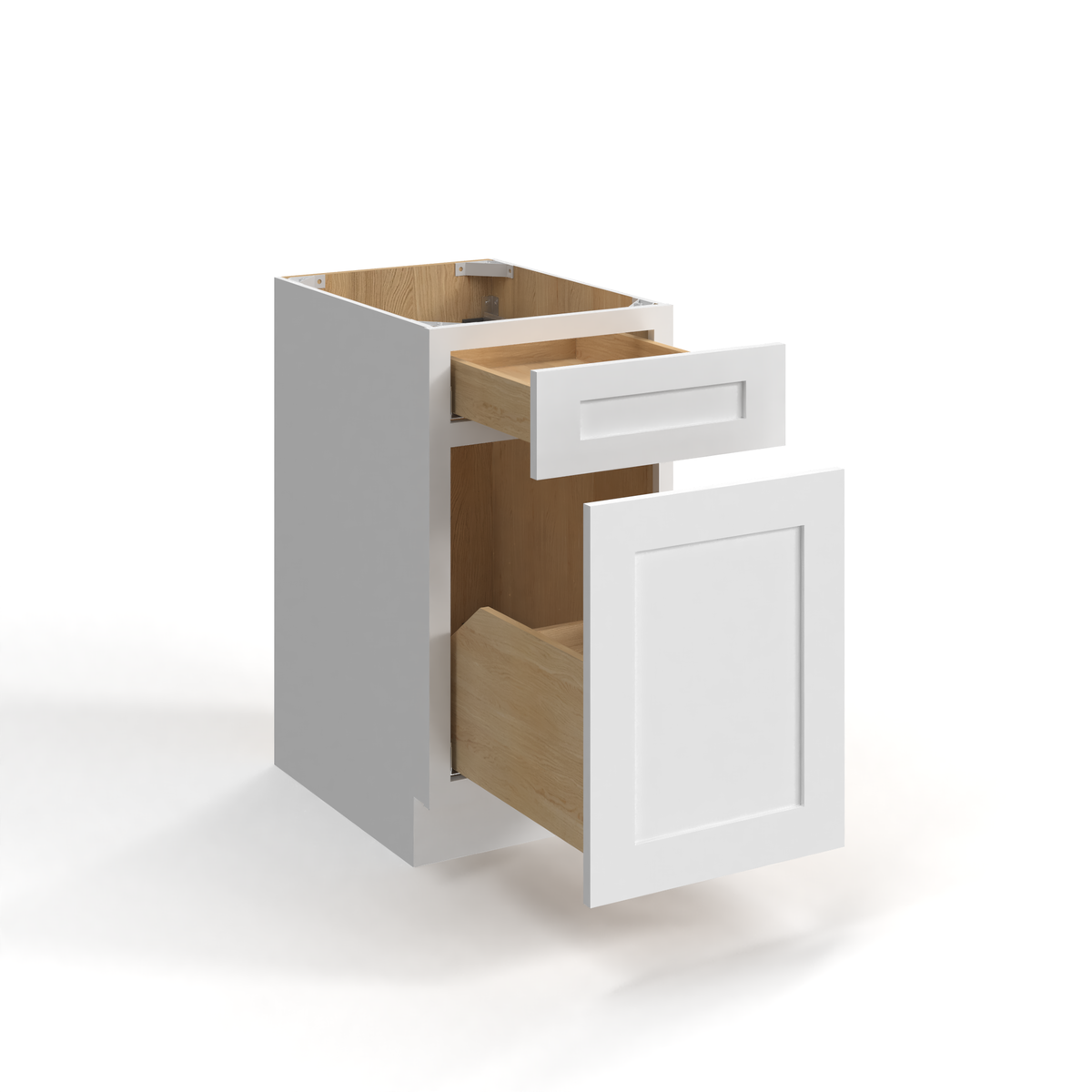 Shaker White 18" Accessory Base Cabinet