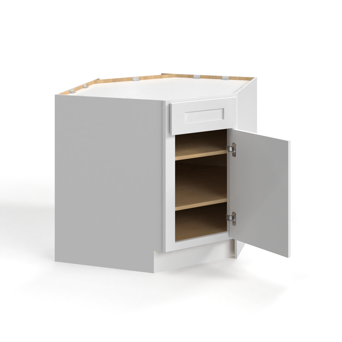 Shaker White 36" Sink Base Cabinet