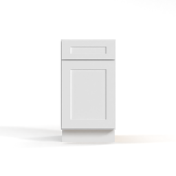 Shaker White 18" Drawer Base Cabinet