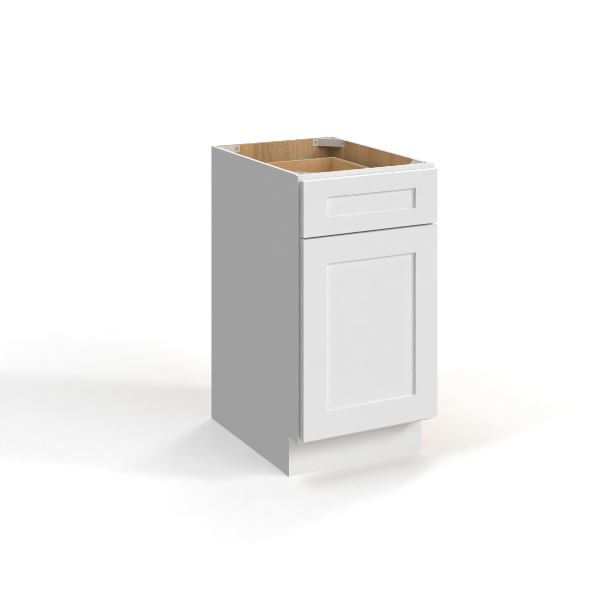 Shaker White 18" Drawer Base Cabinet