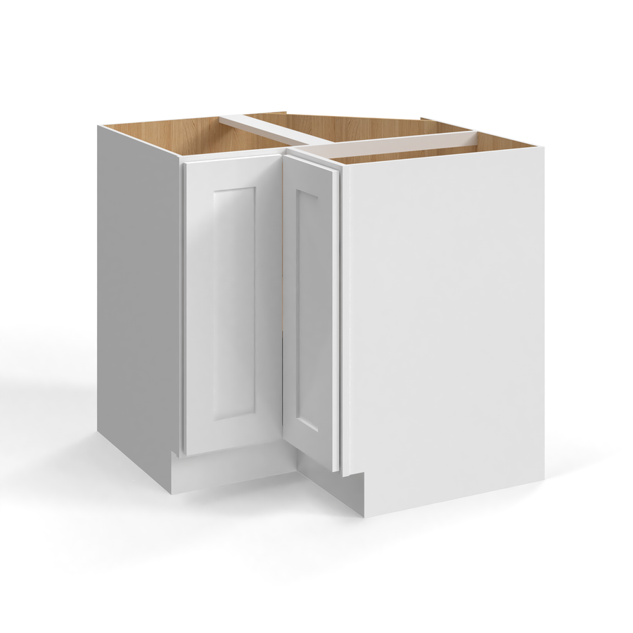 Shaker White 36" Lazy Susan Base Cabinet