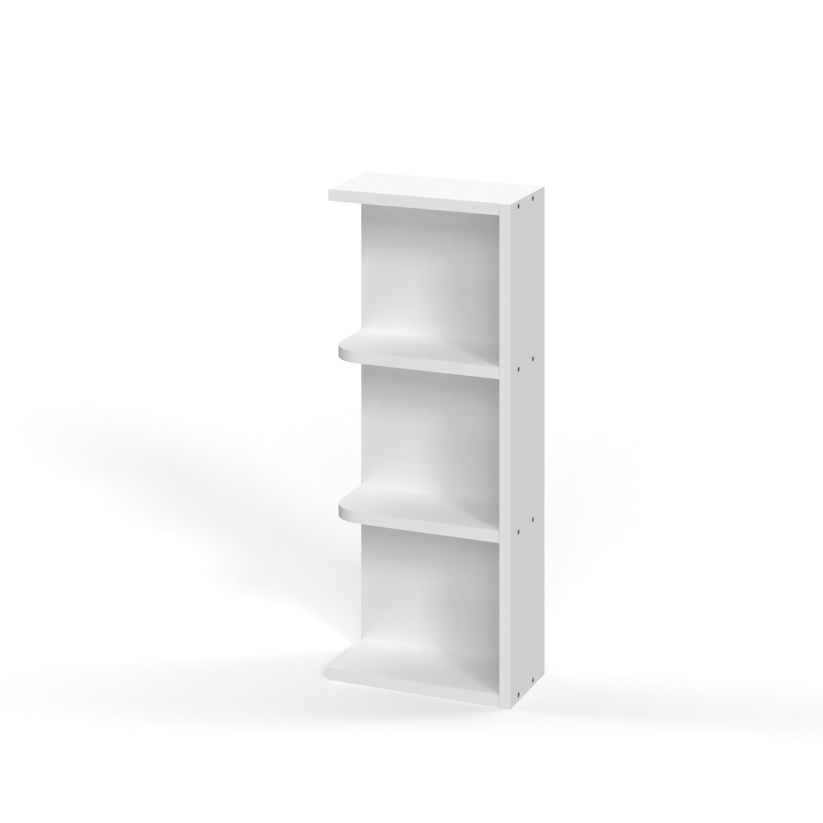 Shaker White 6" Wall End Shelf