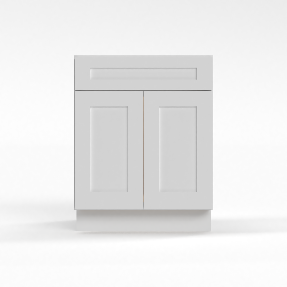 Shaker White 27" Sink Base Cabinet