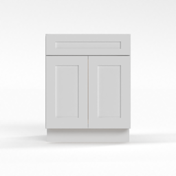 Shaker White 27" Sink Base Cabinet