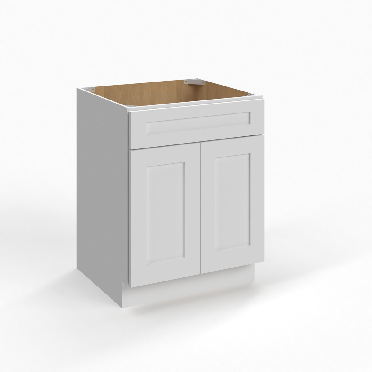Shaker White 27" Sink Base Cabinet