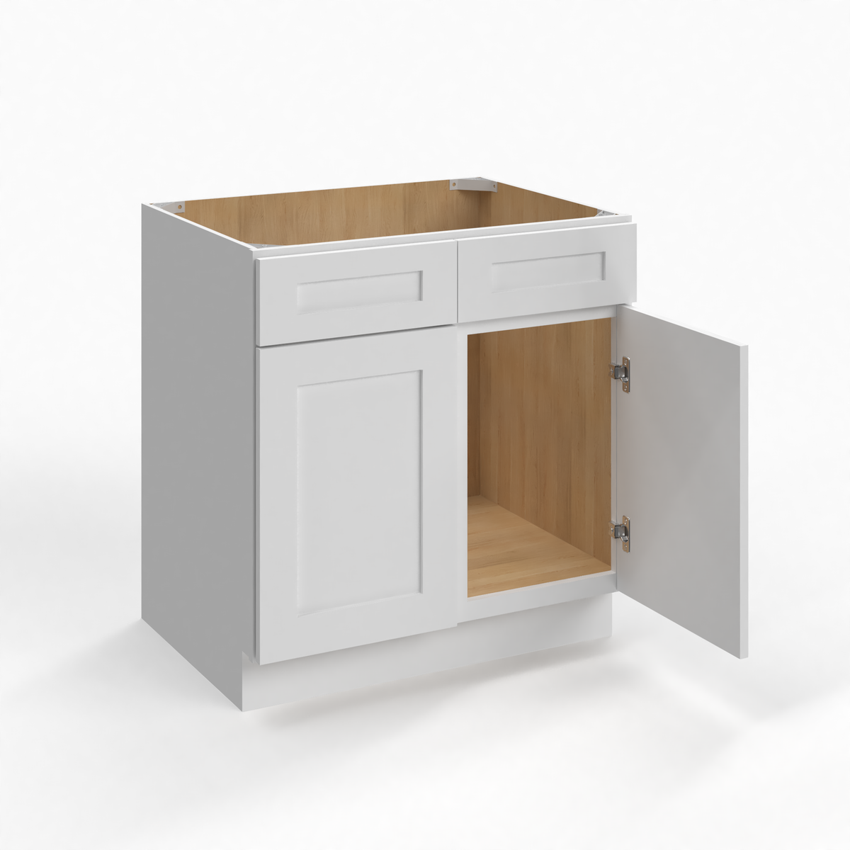 Shaker White 30" Sink Base Cabinet