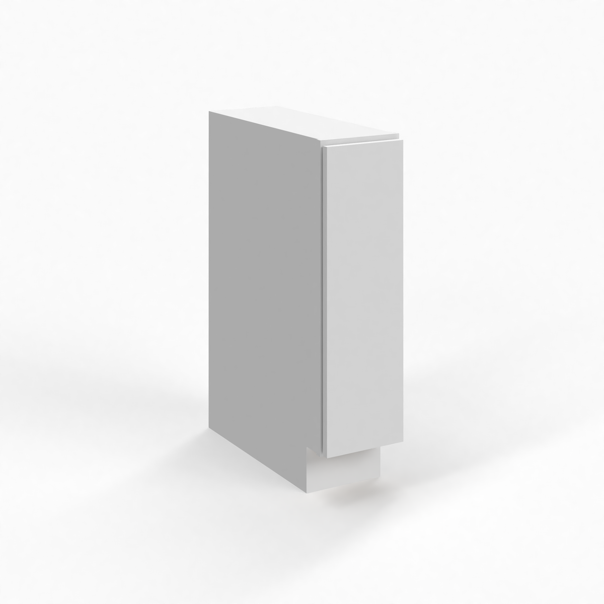 Shaker White 6" Accessory Base Cabinet