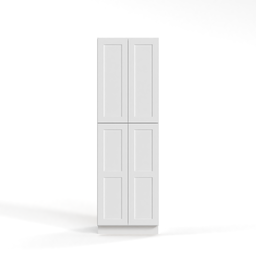 Shaker White 30" Utility Cabinet