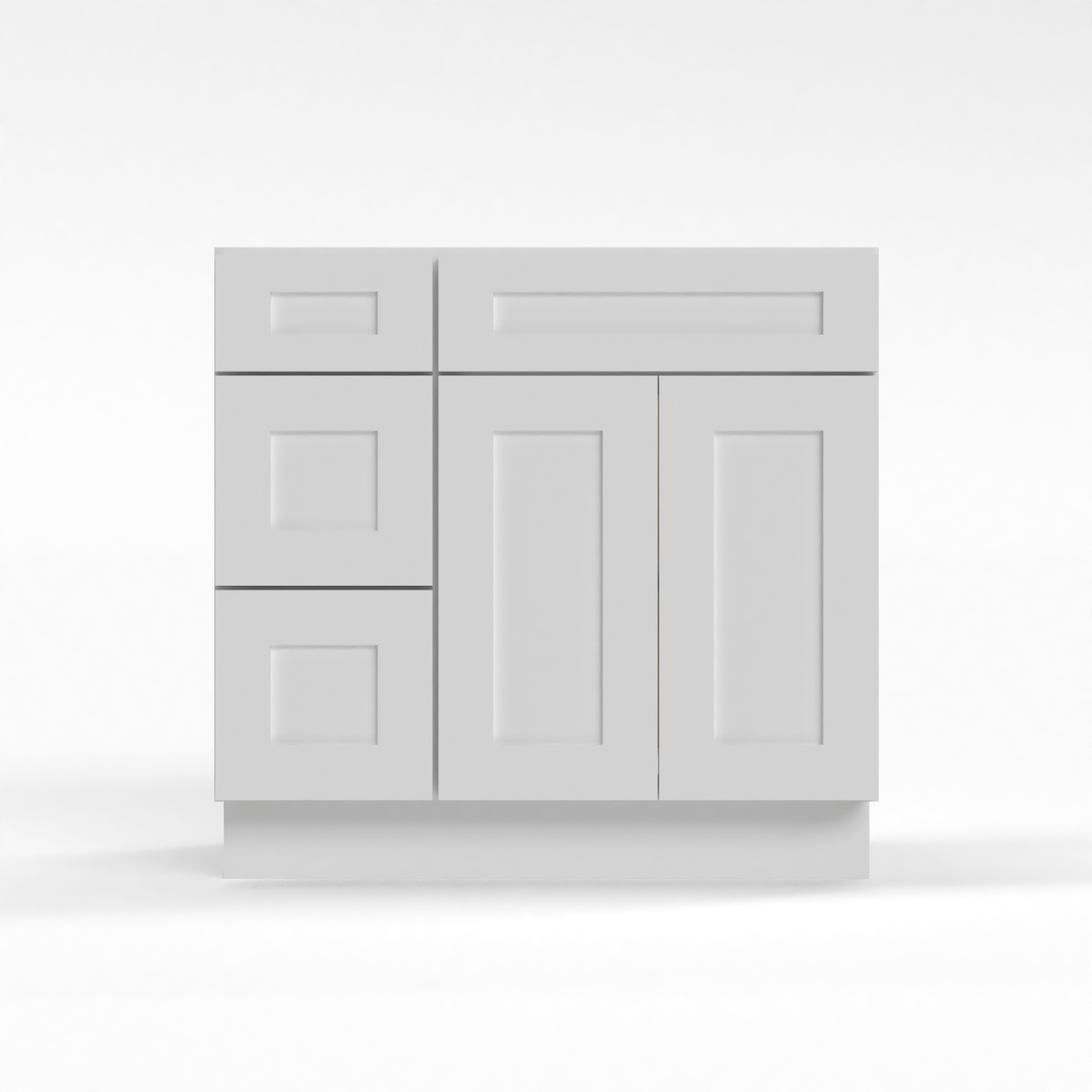 Shaker White 36" Vanity Combo