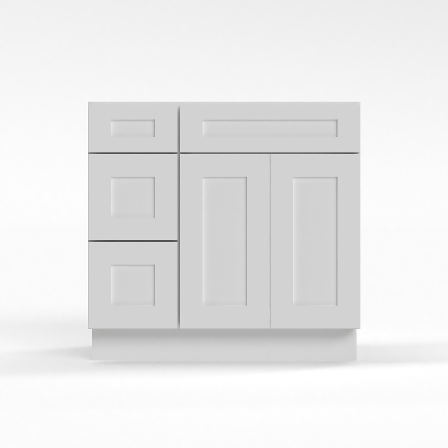 Shaker White 36" Vanity Combo