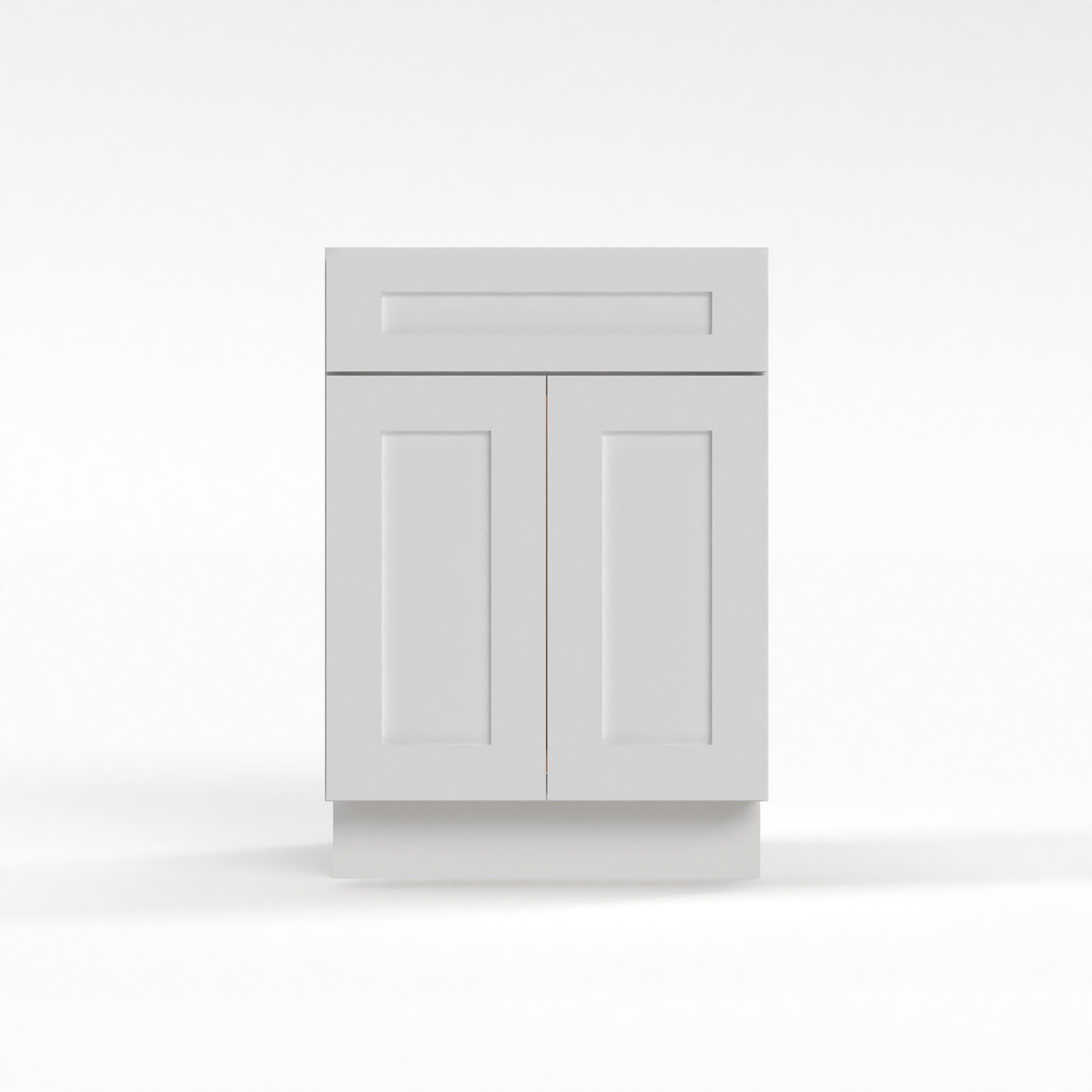 Shaker White 24" Vanity Sink Base