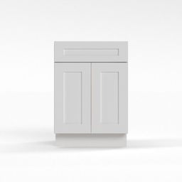 Shaker White 24" Vanity Sink Base