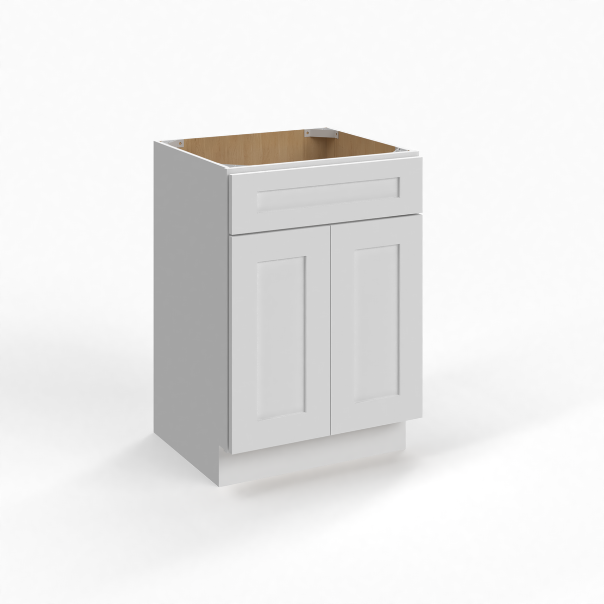 Shaker White 24" Vanity Sink Base