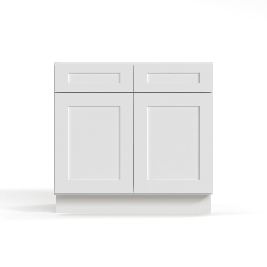 Shaker White 30" Vanity Sink Base