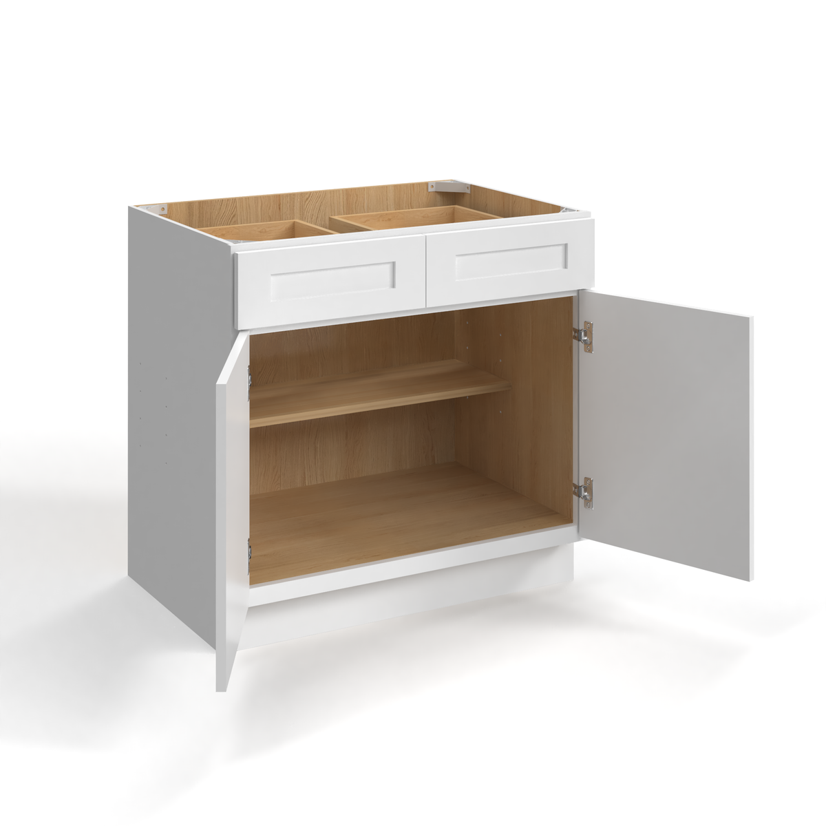 Shaker White 30" Vanity Sink Base