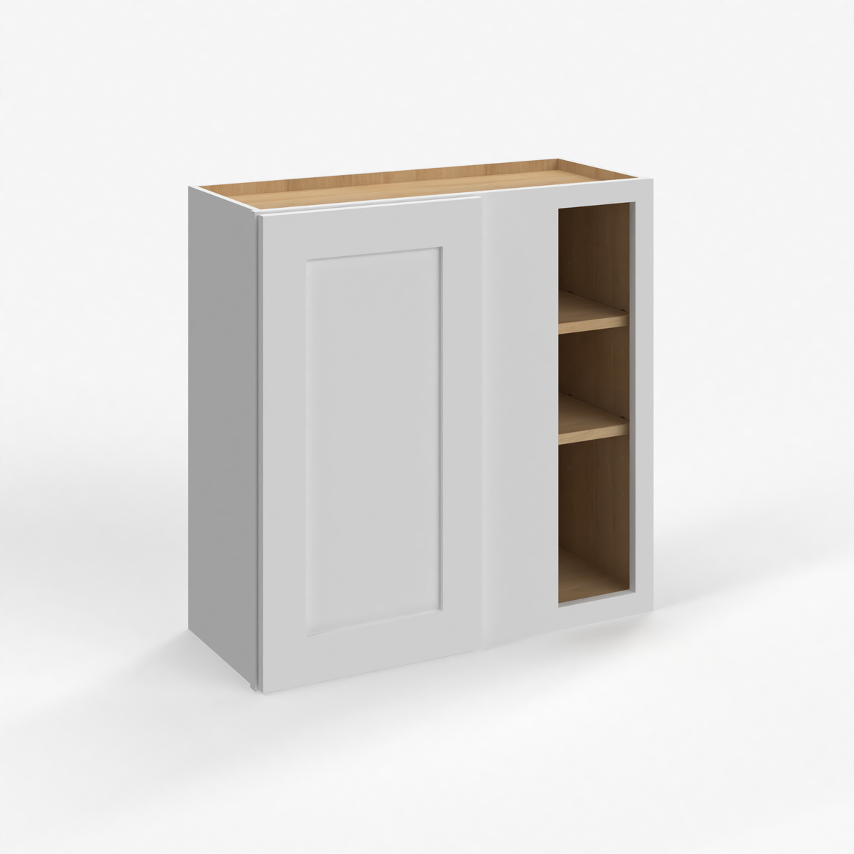 Shaker White 24" Blind Corner Wall Cabinet