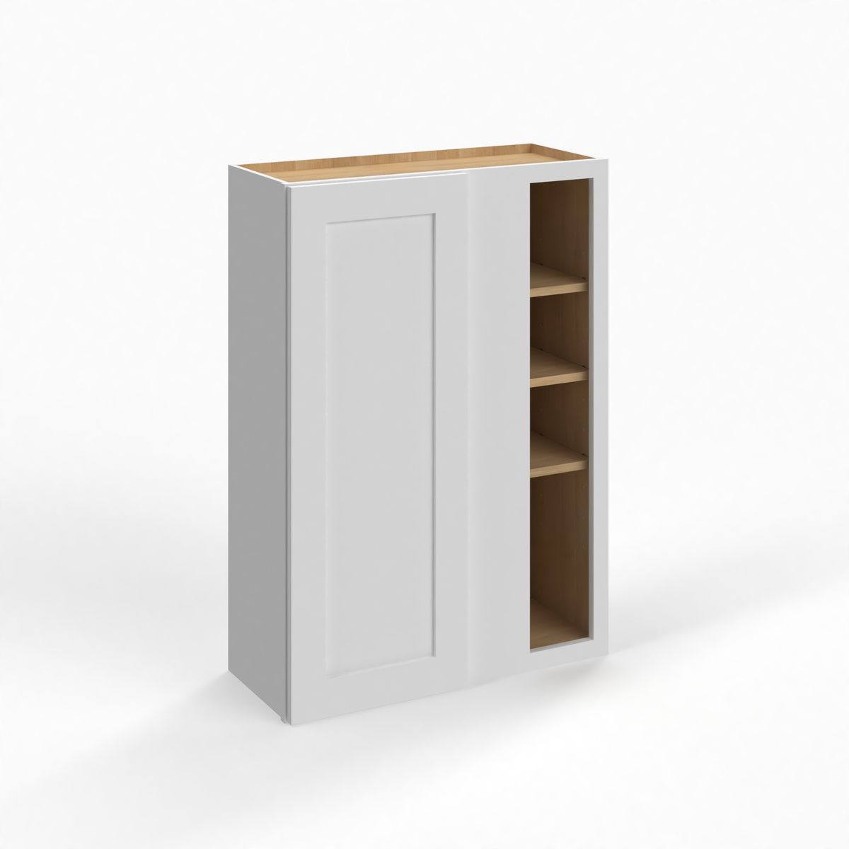 Shaker White 24" Blind Corner Wall Cabinet