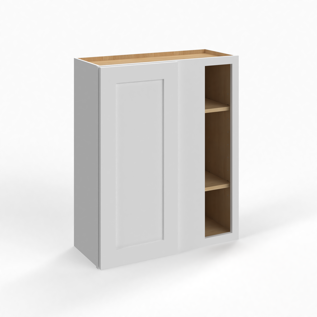 Shaker White 27" Blind Corner Wall Cabinet