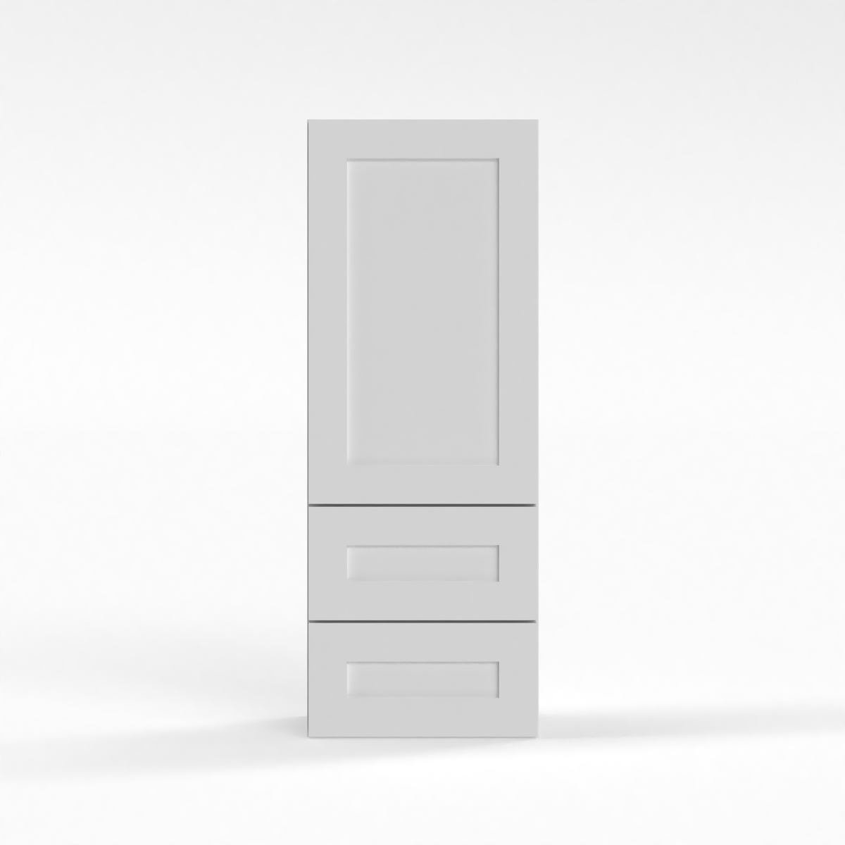 Shaker White 18" Drawer Wall Cabinet