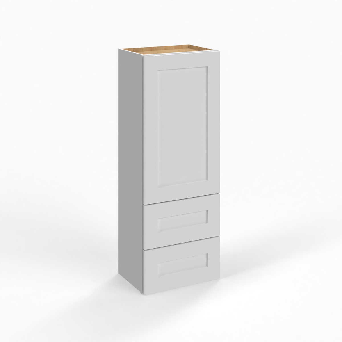 Shaker White 18" Drawer Wall Cabinet