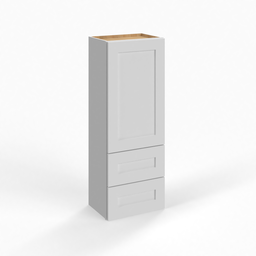 Shaker White 18" Drawer Wall Cabinet